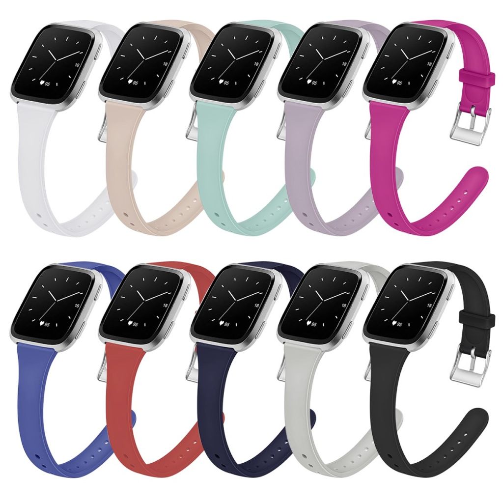 Fitbit Versa/Versa 2 Urrem Silikone – Sort