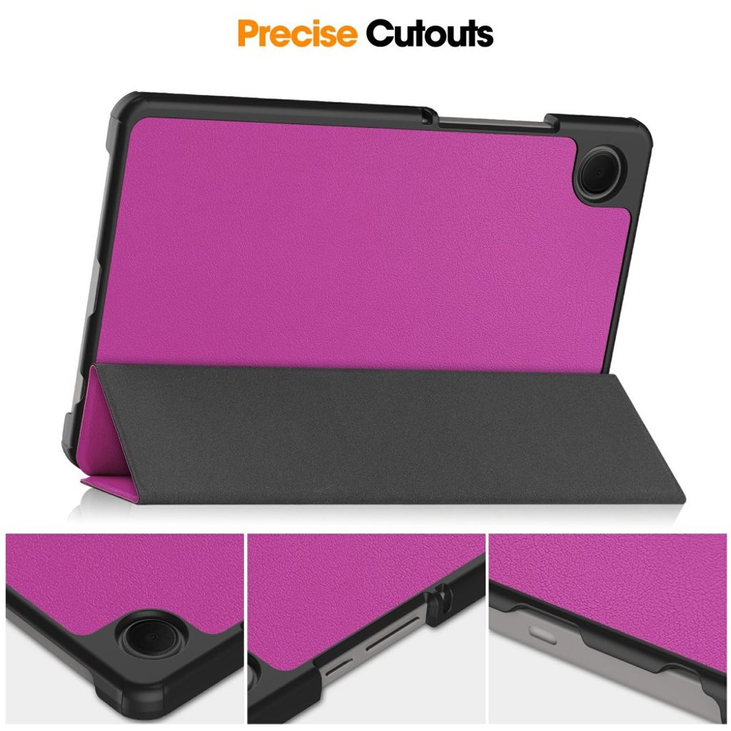 Samsung Galaxy Tab A11/A9 Etui Støtsikker Tri-Fold - Lilla