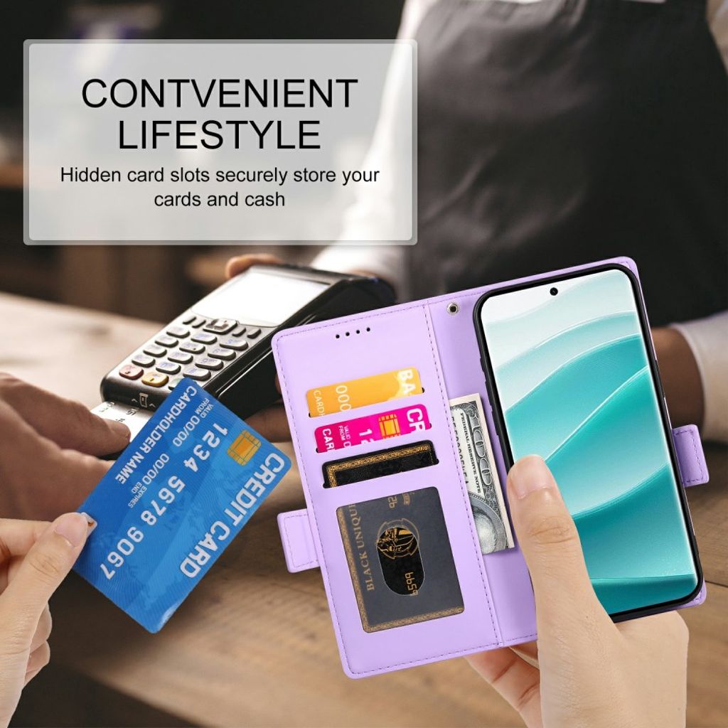 Xiaomi Redmi Note 15 ProPlus 5G Wallet cover - Purple