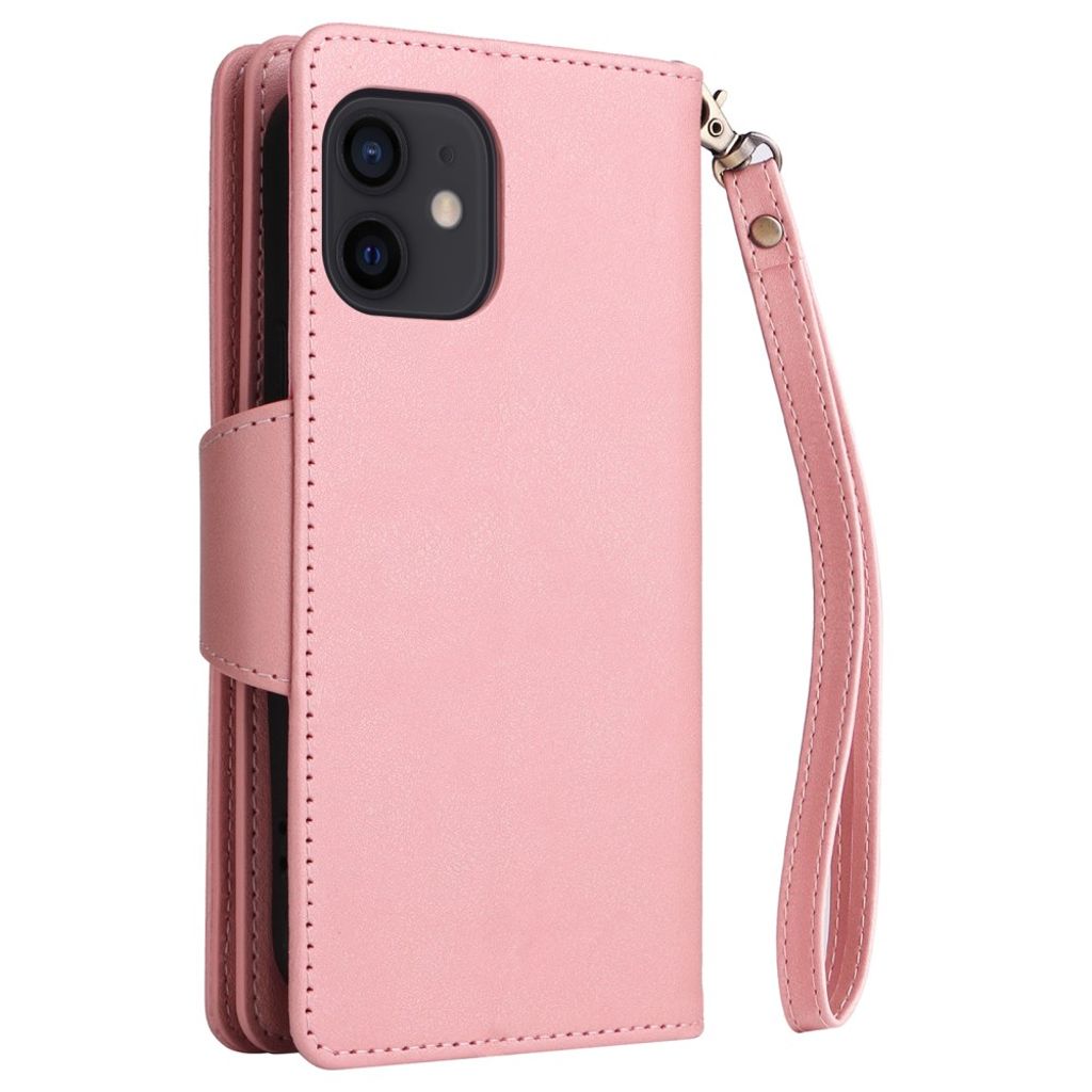 iPhone 12 Mini Cover with Stand - Rose gold