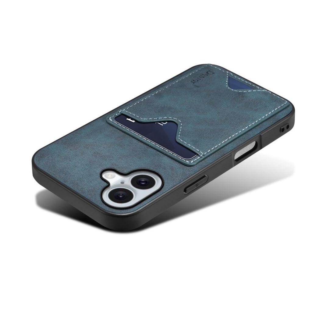 DENIOR iPhone 17 Case with Stand - Blue