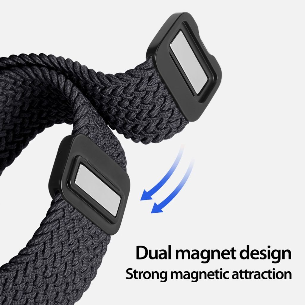 DUX DUCIS Huawei Watch GT4/GT3//GT2/GT2 Pro jne. Kellonranneke nailonia – Musta