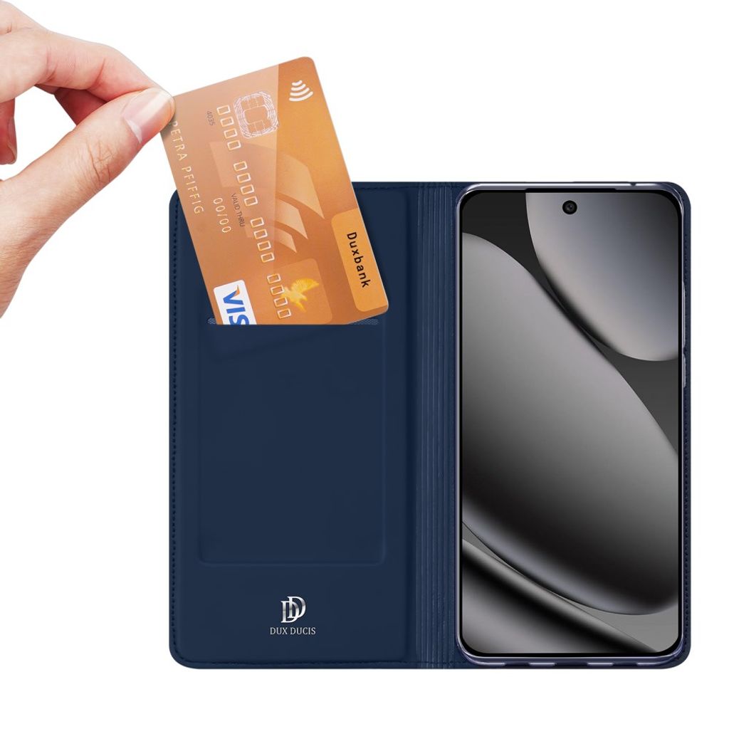 DUX DUCIS Skin Pro Series Google Pixel 11 Pro XL LommebokCover i PU skinn - Blå