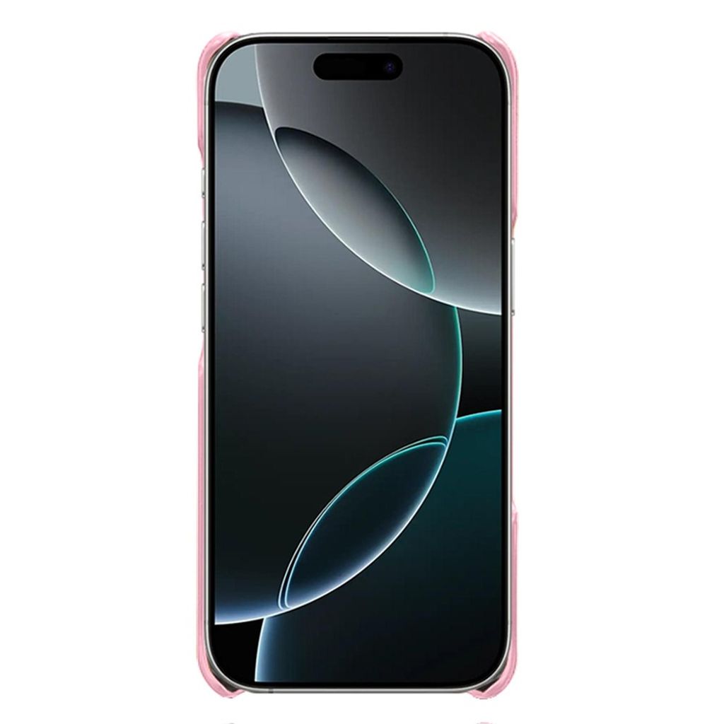 iPhone 18 Pro/17 Pro Deksel i PU-skinn - Rose gull