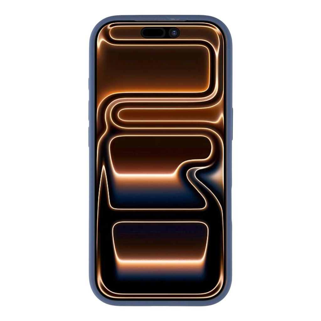 X-LEVEL iPhone 18 Pro Max/17 Pro Max MagSafe kuori silikonista - Tummansininen