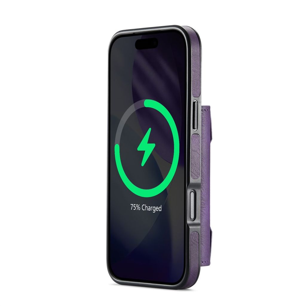 MAGKING iPhone 18 Pro Max/17 Pro Max MagSafe Kuori irrotettavalla lompakolla - Violetti