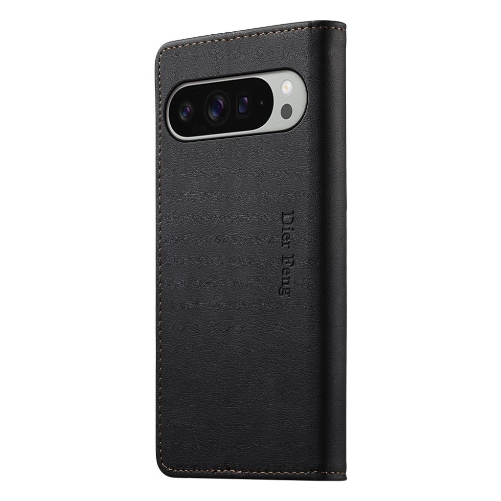 DIETFENG Google Pixel 11 Pro XL Plånboksfodral med RFID-blockering - Svart