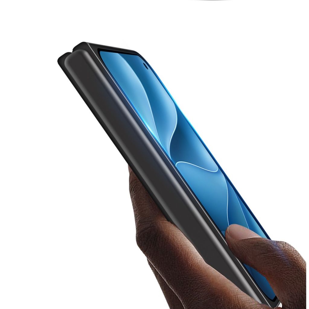 DUX DUCIS iPhone Fold Skjermbeskytter Aluminiumsilikatglass - Svart