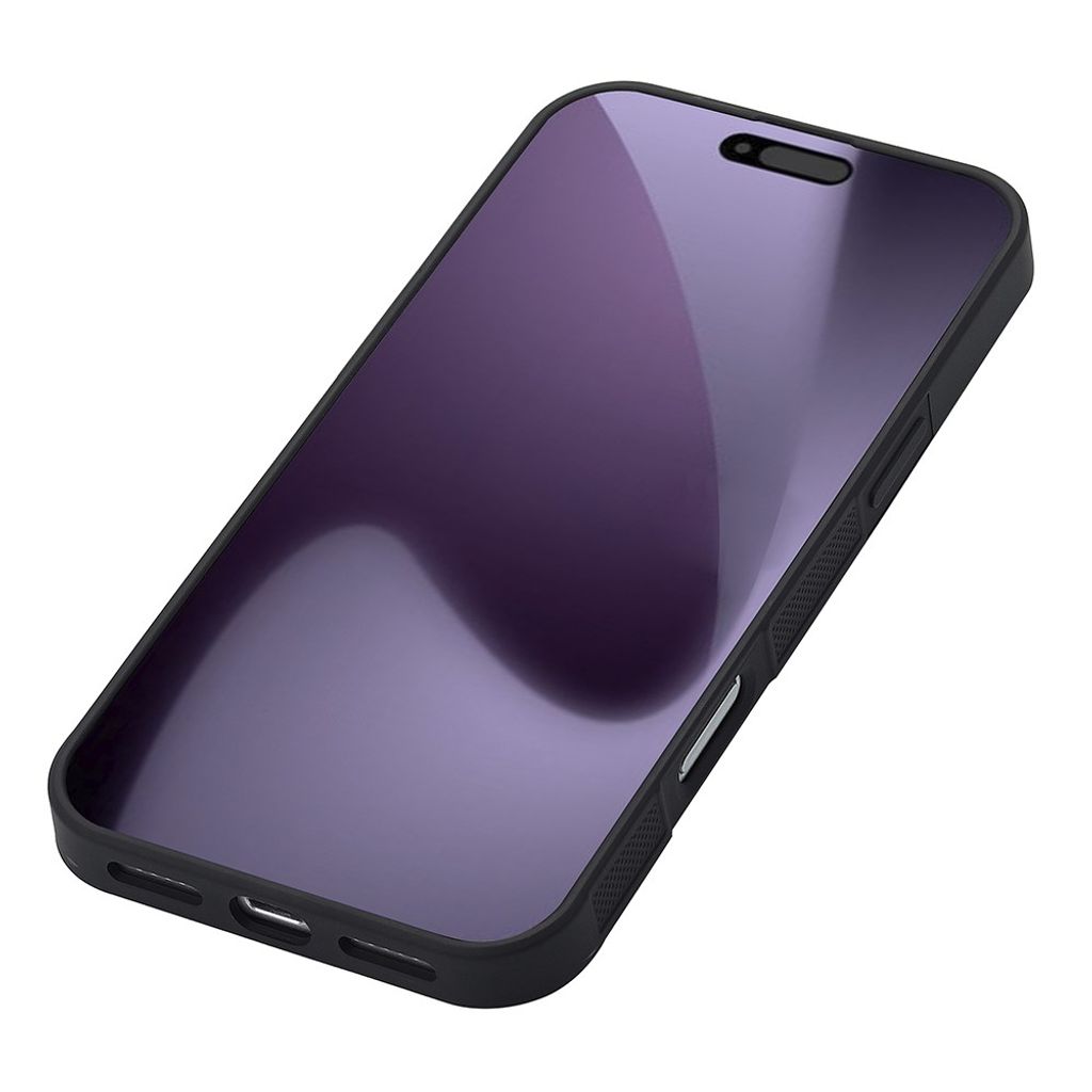 iPhone 18 Pro/17 Pro Kuori hiilikuitupinta - Musta