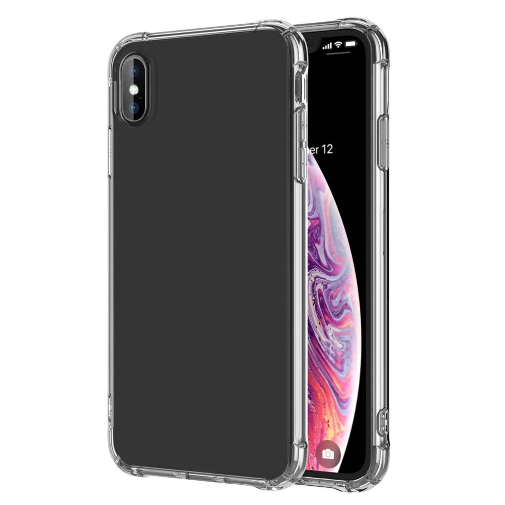 iPhone X/XS Deksel Støtsikker TPU Air Cushion - Gjennomsiktig