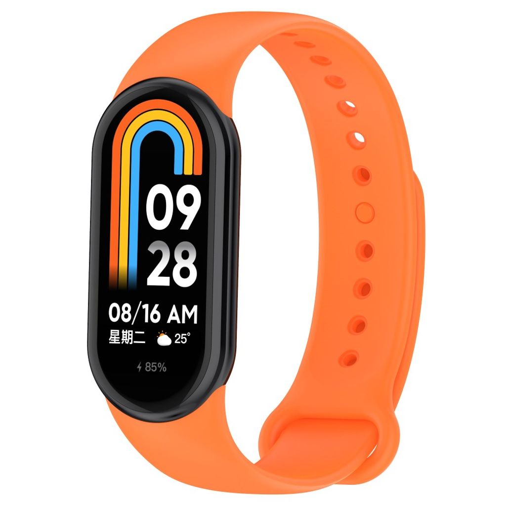 Xiaomi Smart Band 10 NFC jne. Kellonranneke, Silikoni - oranssi