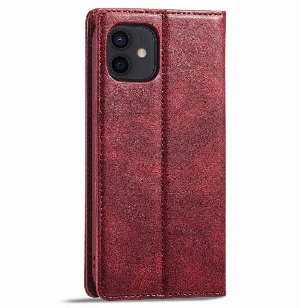 LC.IMEEKE iPhone 12 Mini Wallet Cover - Red