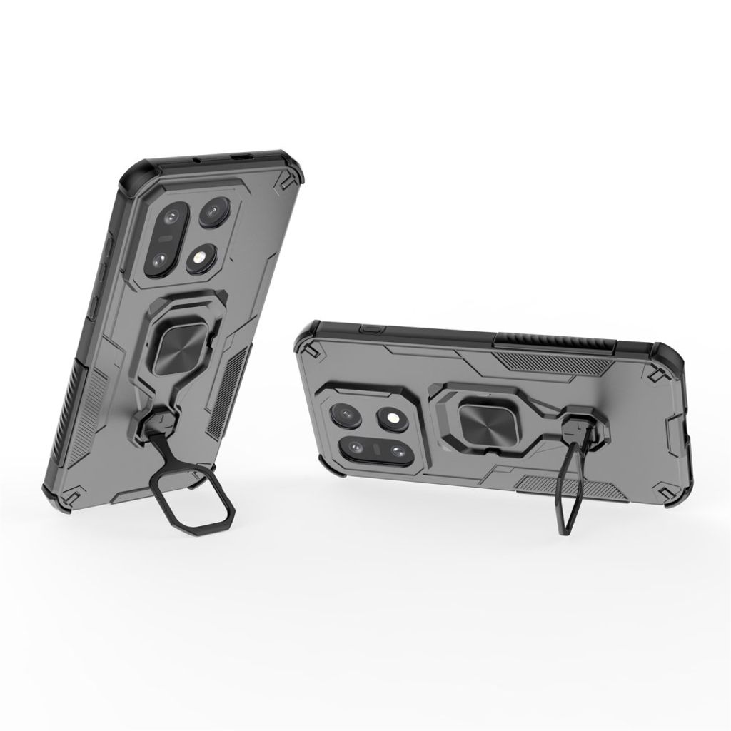 OnePlus 15 5G Kuori Sormusjalustalla – Musta