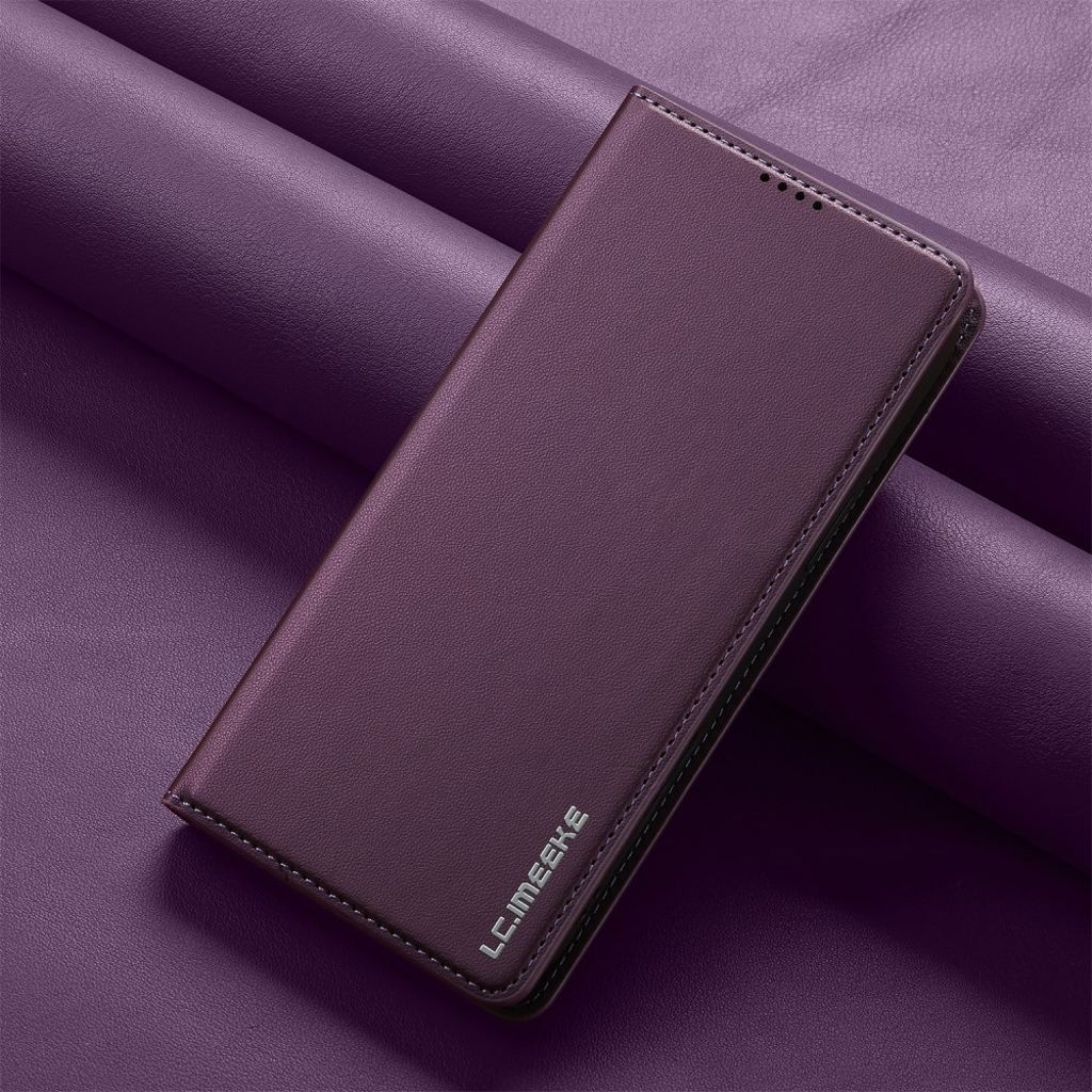 LC.IMEEKE iPhone 17 Pro Max Wallet Cover - Purple