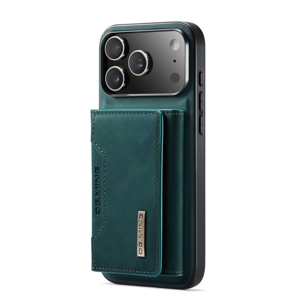 DG.MING iPhone 17 Pro Max Deksel med Lommebok - Grønn