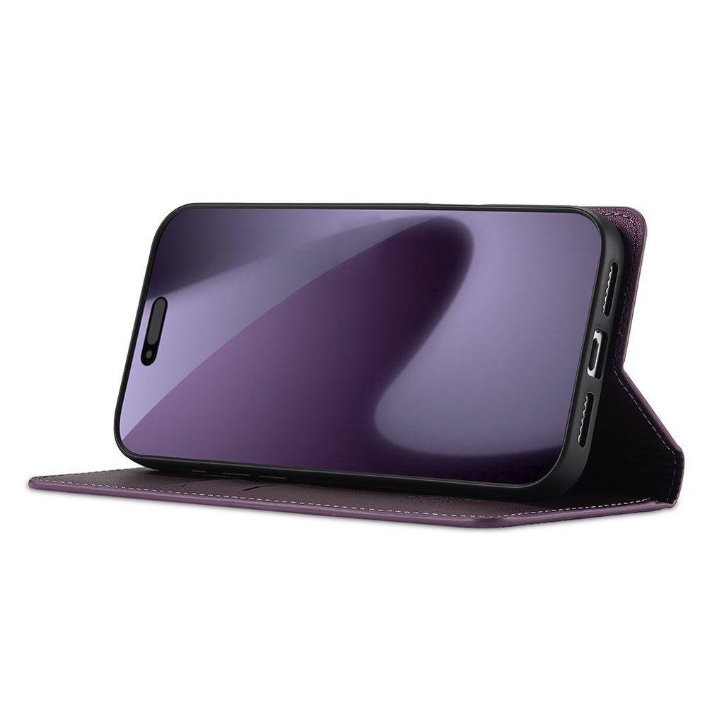 LC.IMEEKE iPhone 17 Pro Max Wallet Cover - Purple