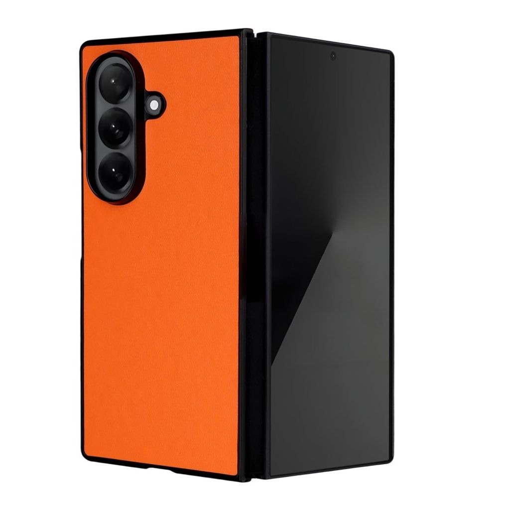 Samsung Galaxy Z Fold7 5G PU-läder skal – Orange