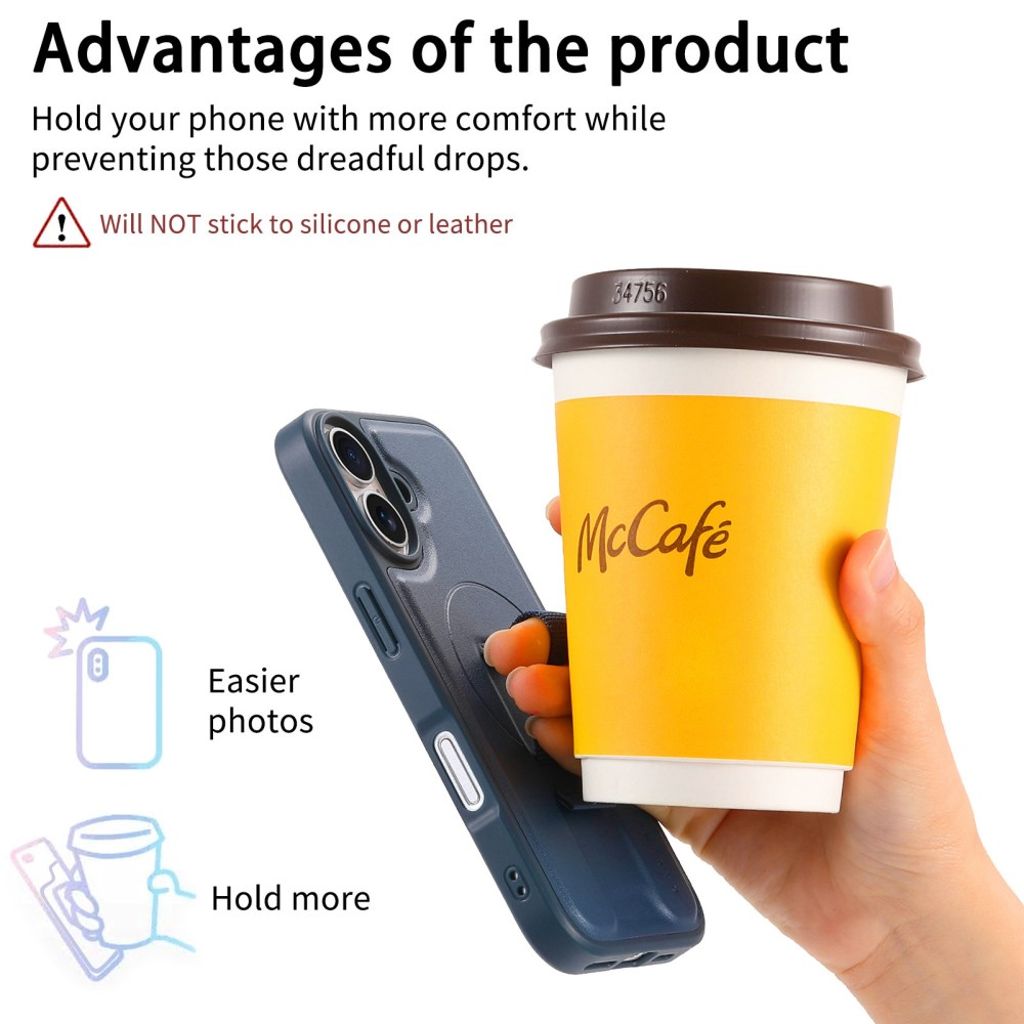 CASENEO iPhone 16 Plus Case with MagSafe - Blue