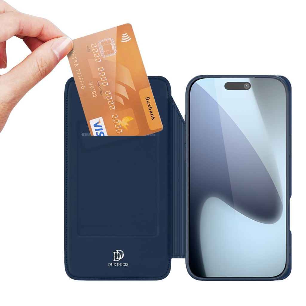 DUX DUCIS iPhone 17 Pro Max Fodral med stativ - Blå