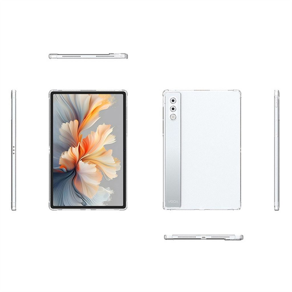 Lenovo Yoga Tab Plus Deksel Støtsikre Hjørner TPU - Gjennomsiktig