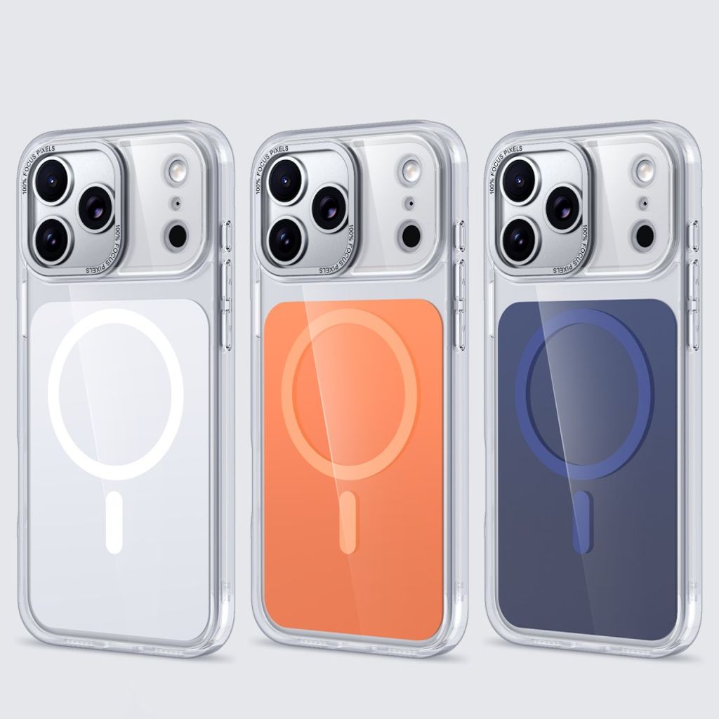 MagSafe-deksel til iPhone 18 Pro Max/17 Pro Max – sølv