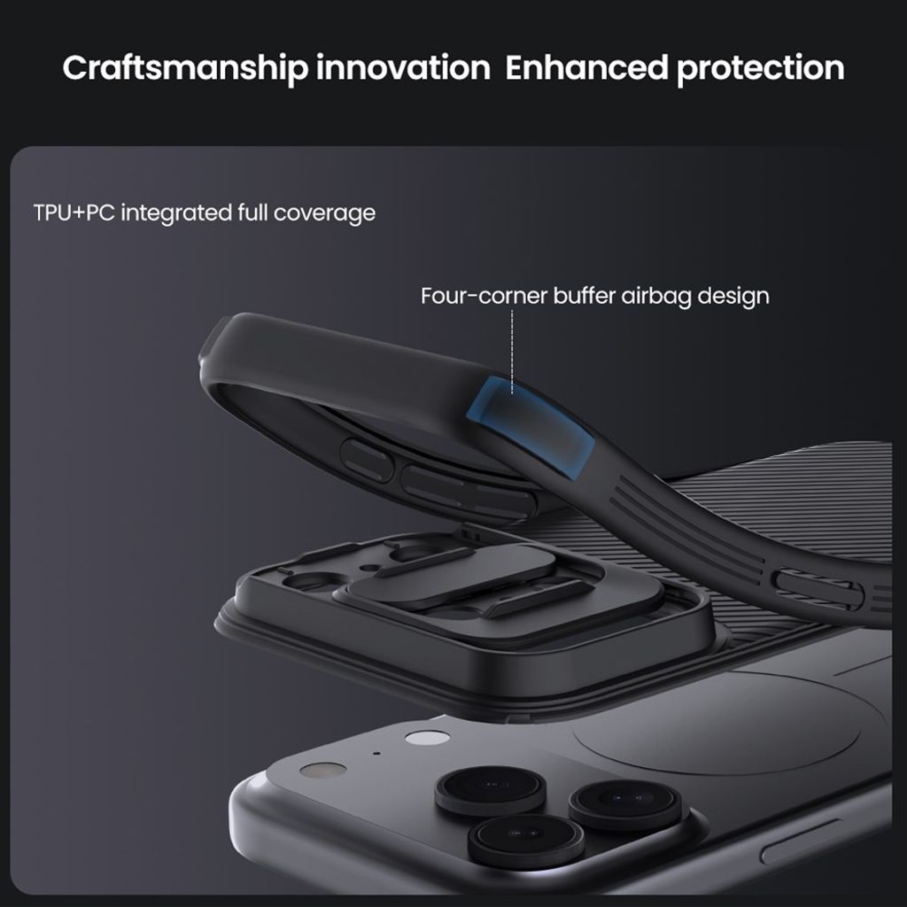 NILLKIN iPhone 17 Pro Skal - Blå
