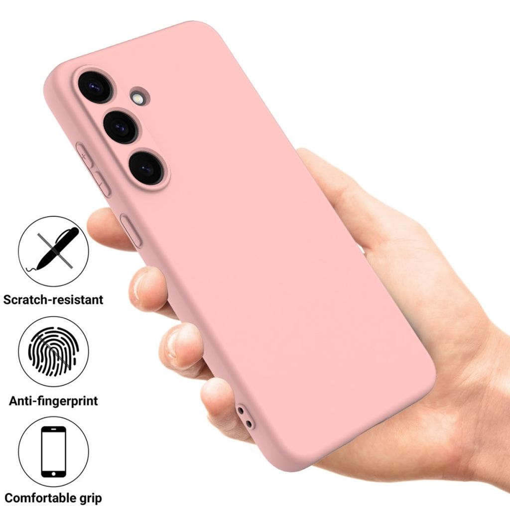Samsung Galaxy S25 FE Skal med bärrem - Rosa