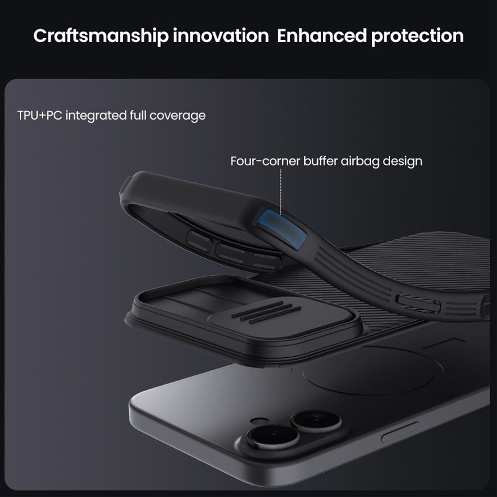 NILLKIN iPhone 17 Skal - Blå