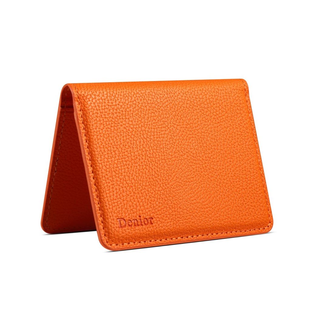 DENIOR MagSafe Wallet Magnetisk Kortholder for Mobiltelefon - Oransje