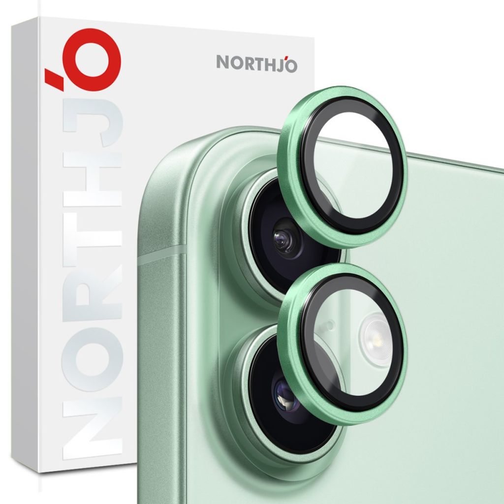 NORTHJO iPhone 17 Lens protector 9H - Green