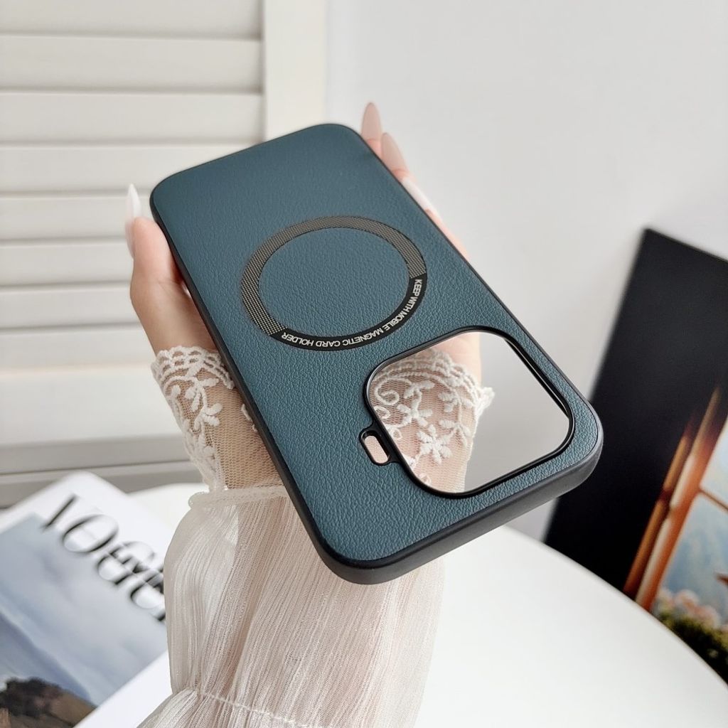 Xiaomi 17T MagSafe Kuori PU-nahkaa - Musta
