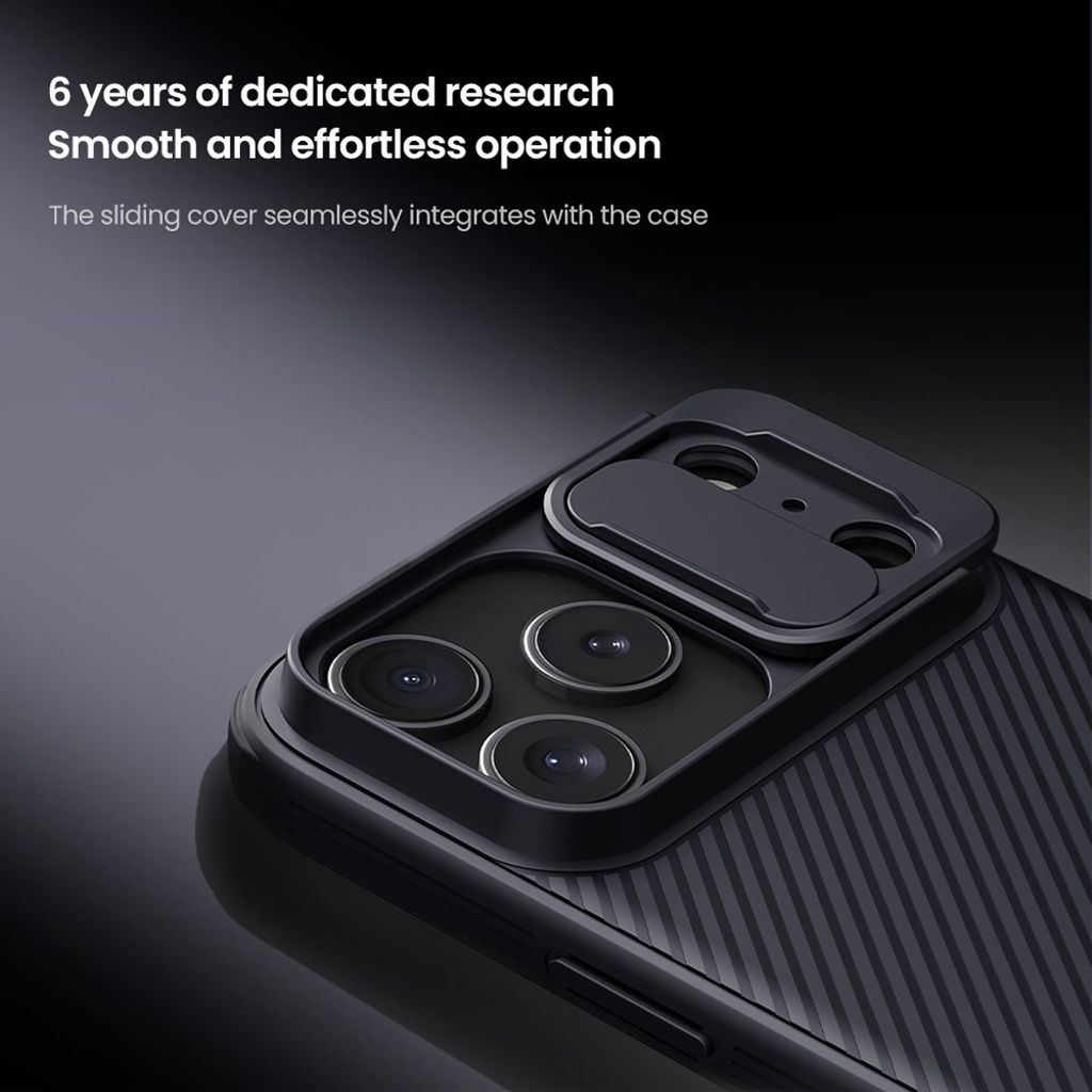 NILLKIN iPhone 17 Pro Max Deksel - Grå