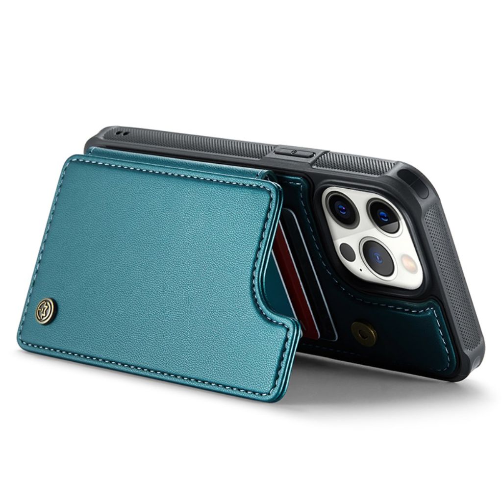 CASEME iPhone 12 Pro Max Skal med Plånbok - Grön