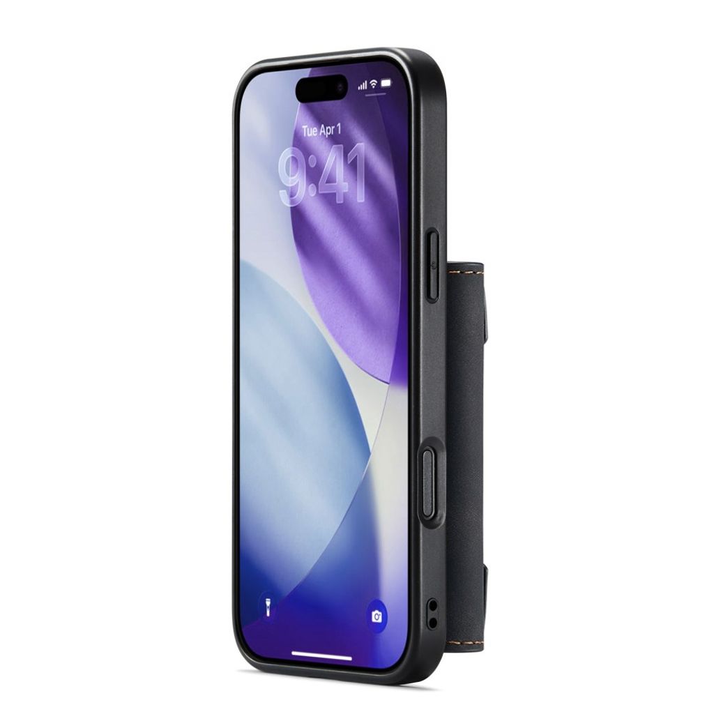 DG.MING iPhone 17 Pro Max Deksel med Lommebok - Svart
