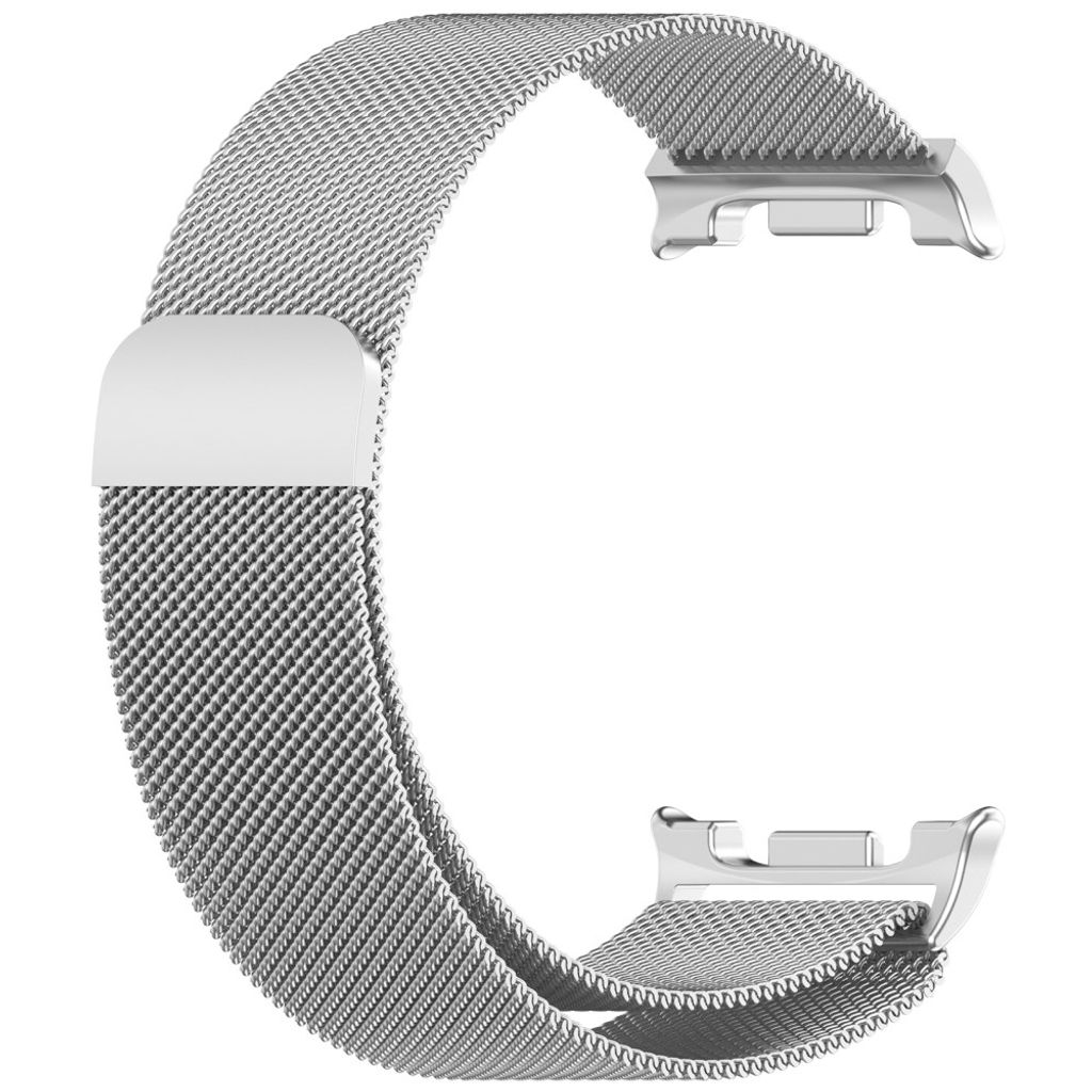 Samsung Galaxy Watch9 Milanesisk magnetisk klokkerem i rustfritt stål - Sølv