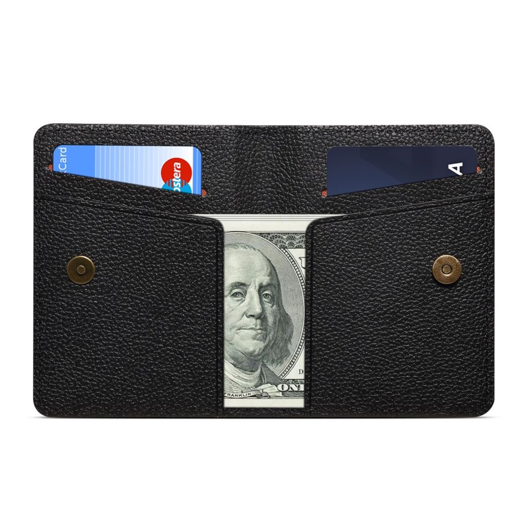 DENIOR MagSafe Wallet Magnetisk Kortholder for Mobiltelefon - Svart