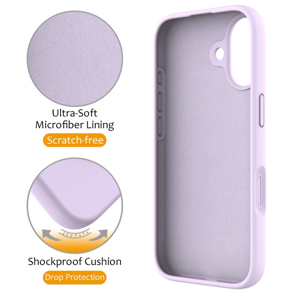 iPhone 17 Case MagSafe Compatible Kickstand PC + Silicone - Purple