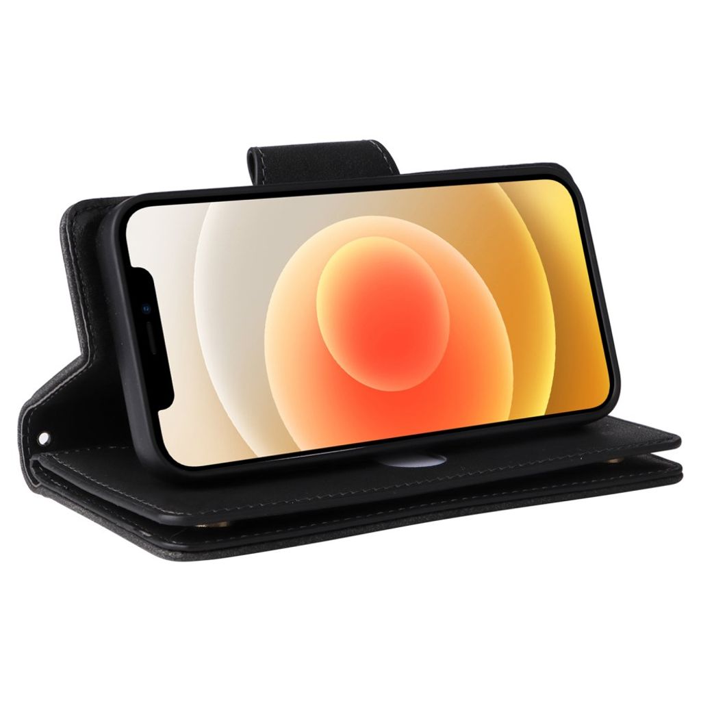 iPhone 12 Mini Cover with Stand - Black