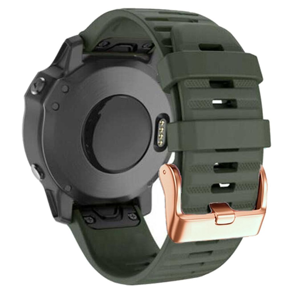 Garmin Fenix ​​​​7S/6S/5S/Instinct 2S etc. Silicone Watch Strap - Green