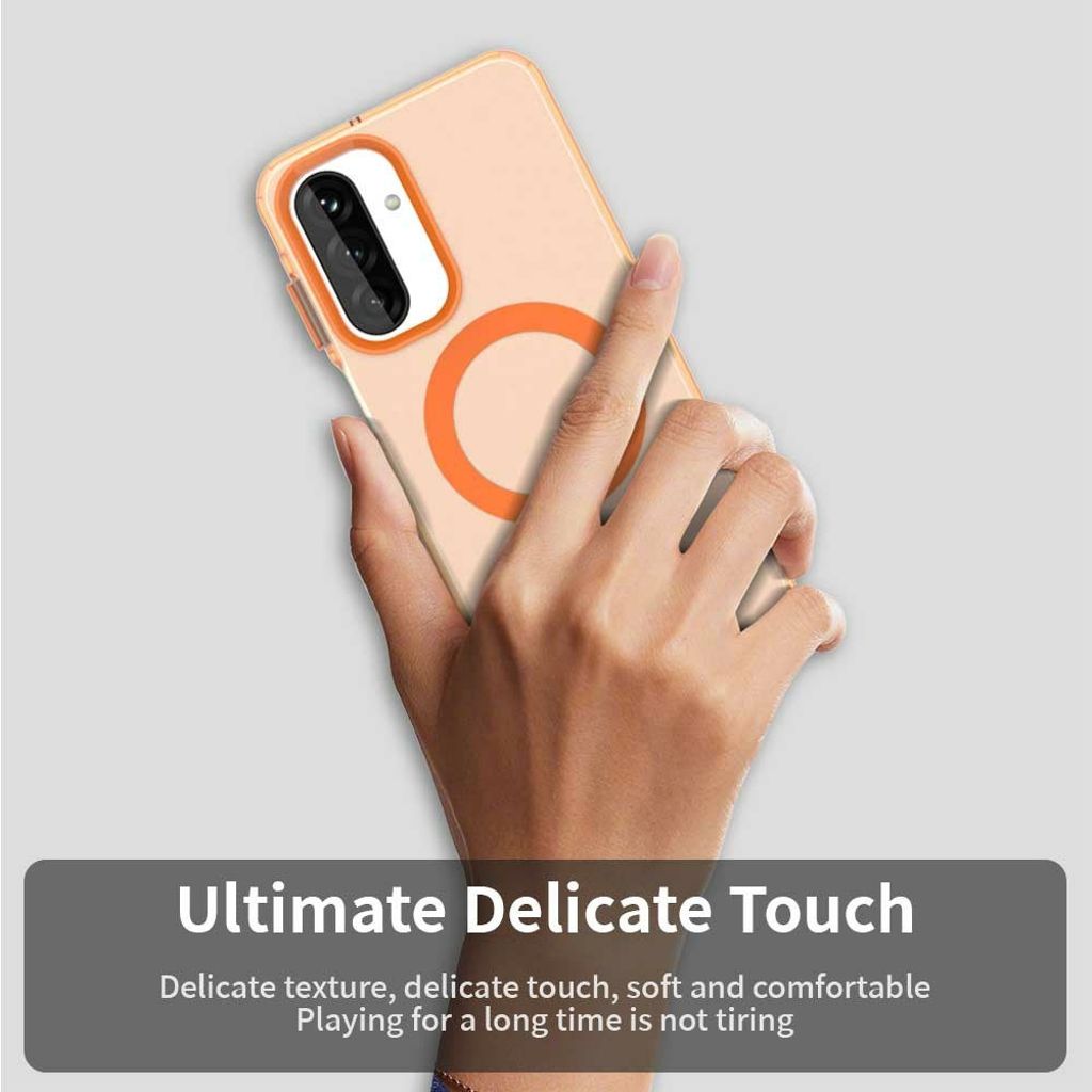Samsung Galaxy A17 5G / A16 5G / A16 4G Cover med MagSafe - Orange