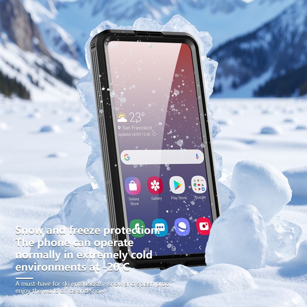 REDPEPPER Samsung Galaxy S26 MagSafe-deksel - Gjennomsiktig/Svart