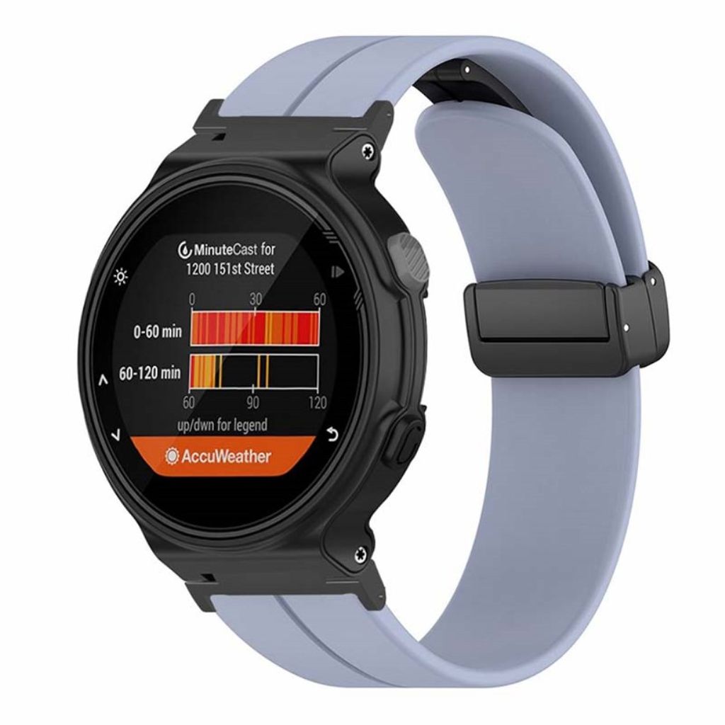 Garmin Forerunner 220/230/235/620/630/735X Silikon Klokkereim - Lilla