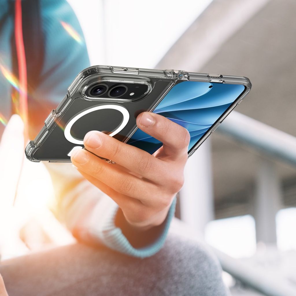DUX DUCIS iPhone Fold Flip Cover MagSafe kompatibel - Gennemsigtig