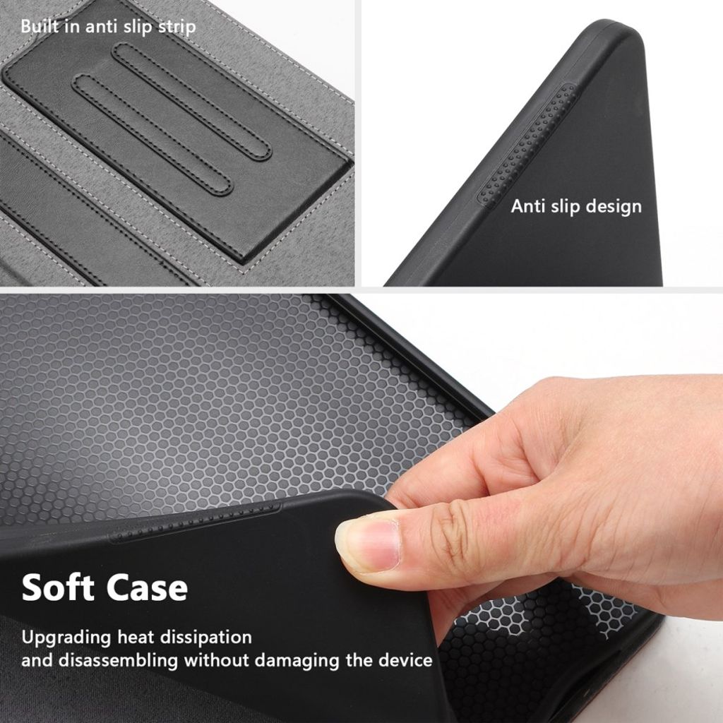 Samsung Galaxy Tab S10 FE Plus Cover with Wallet - Black