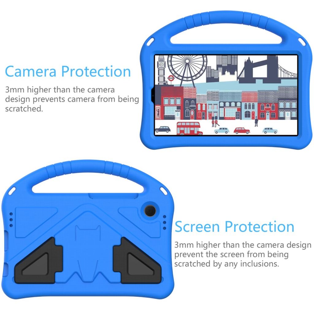 Samsung Galaxy Tab A11 / A9 deksel med håndgrep - blå