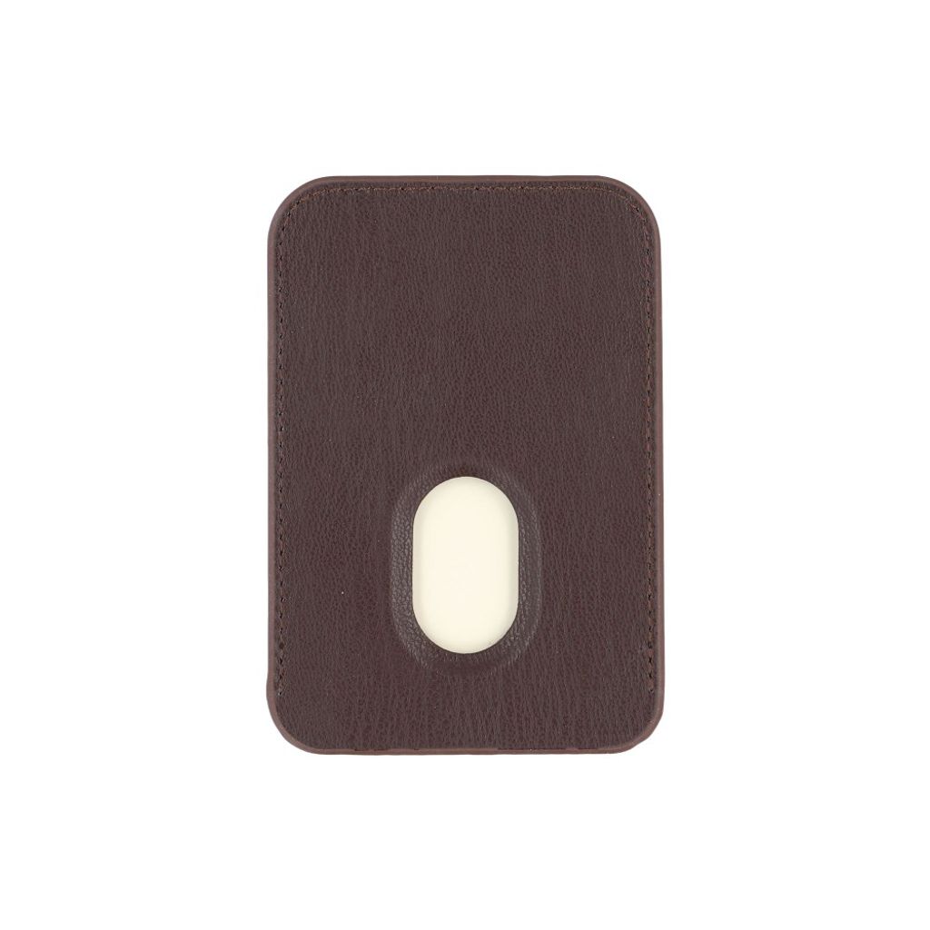 iPhone 18 Pro/17 Pro Deksel med kortlomme PU-skinn - Mørk Brun