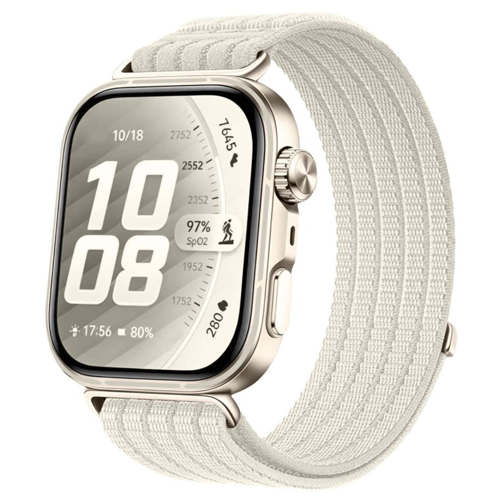 Huawei Watch Fit 5/5 Pro/4/4 Pro/3 Urrem i nylon - Hvid