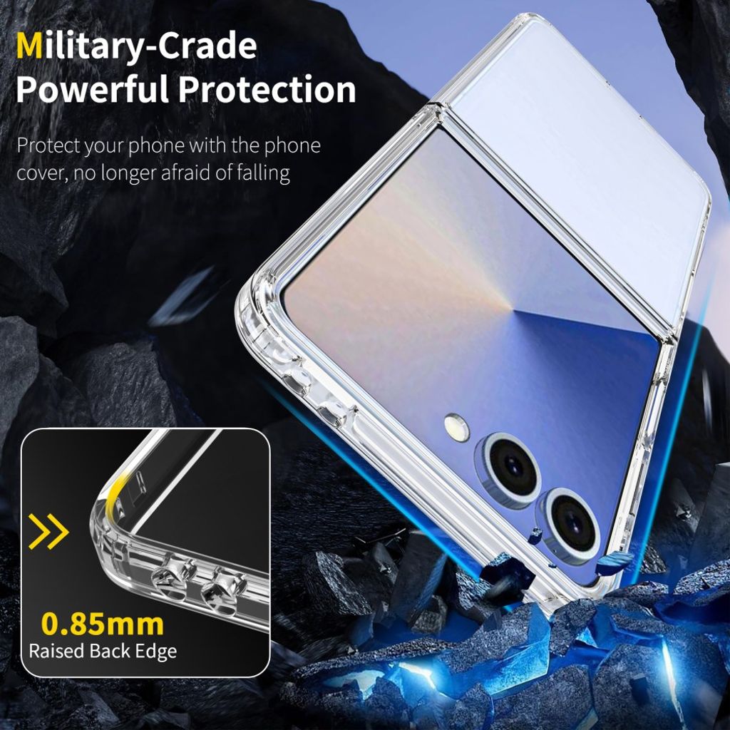 Samsung Galaxy Z Flip7 5G Skal i Akryl - Transparent