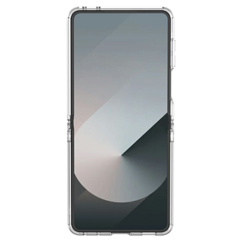 LEREACH Samsung Galaxy Z Flip8 MagSafe Kuori Sormustelineellä - Läpinäkyvä