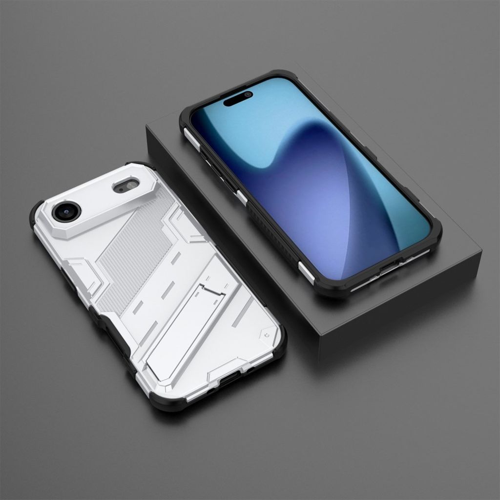iPhone Air Cover med Stativ - Hvid